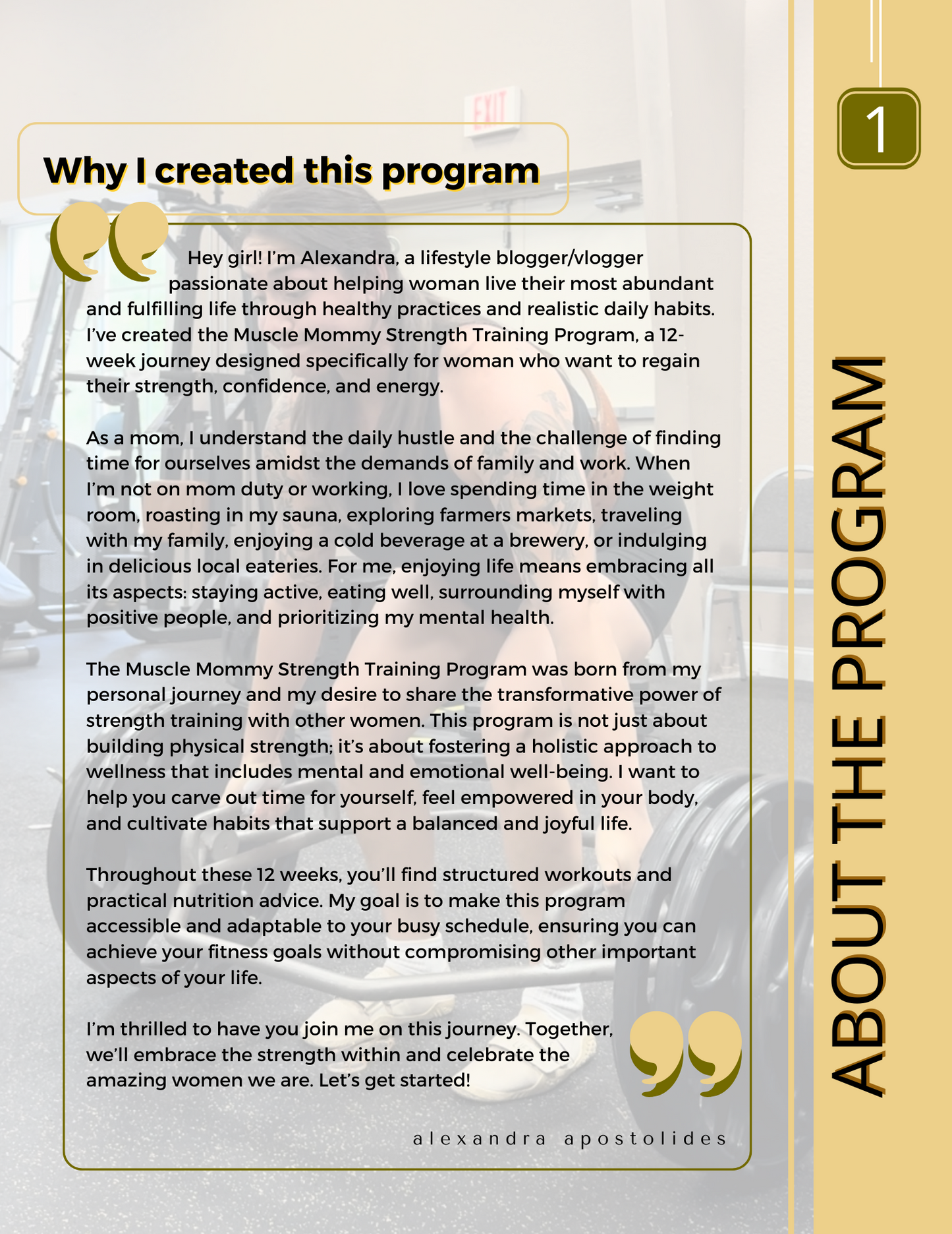 The Muscle Mommy Strength Training Program